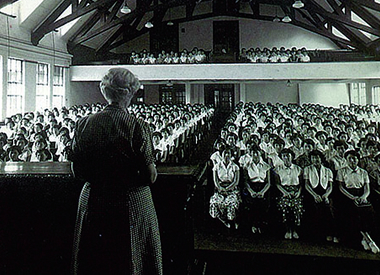 Daily Jr. College Chapel hour with Ms. Peckham